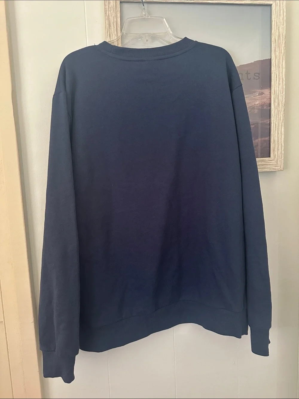 Size XL Bluey “Booey” Navy Blue Graphic Crewneck Sweatshirt